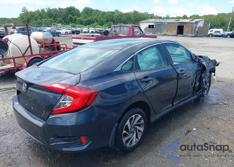 2016 Honda Civic Ex from USA, damaged, VIN 19XFC2F73GE061751